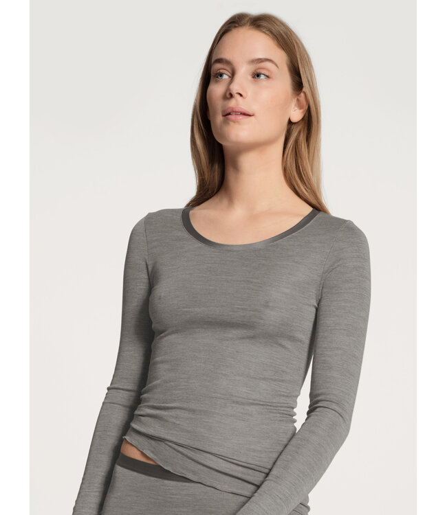 Calida Women's Daywear Wool&Silk Set Platin Mele