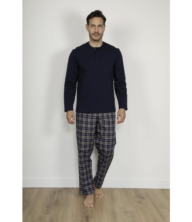 Riley Pyjama Ultrasoft Bleu