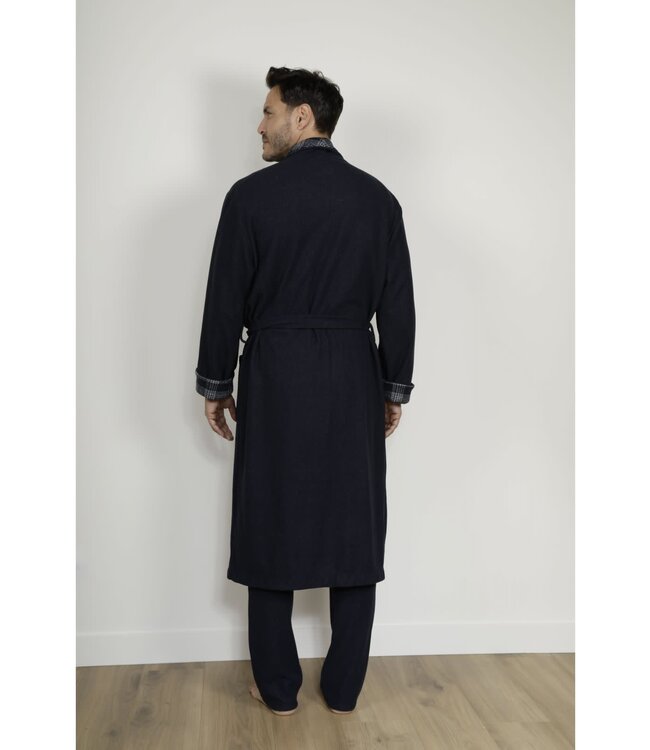 Riley Robe de Chambre Bleu Marine