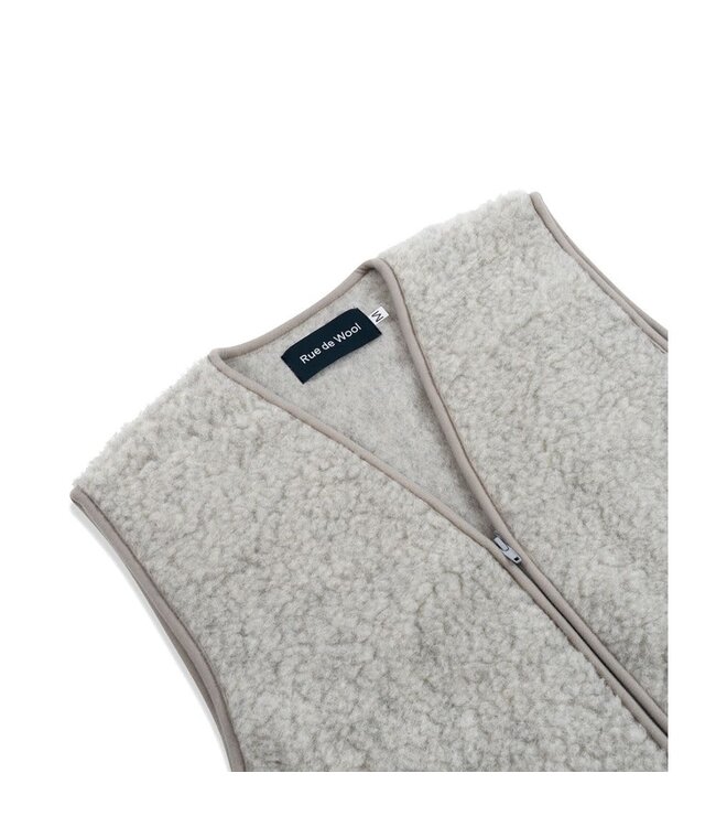 Rue de Wool Vibes Vest V2 Foggy Grey