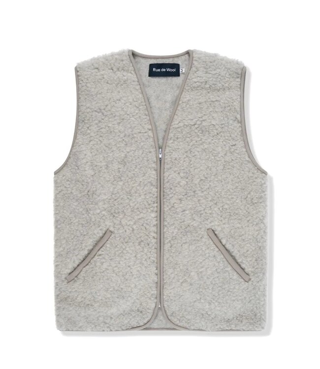 Rue de Wool Vibes Vest V2 Foggy Grey