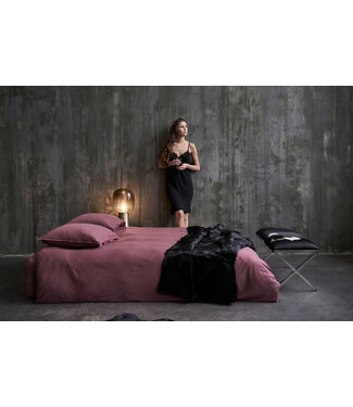 Nomo Jenn Jersey Dekbedovertrek Oxford Rosewood