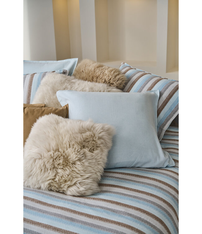 Nomo Ziggy Flanel Dekbedovertrek Pearlblue