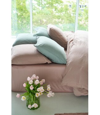 Nomo Diana Super Soft Satijn Roza/White