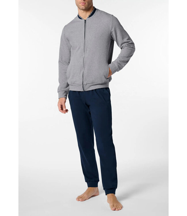 Perofil Felpa Homewear Set Grigio Melange