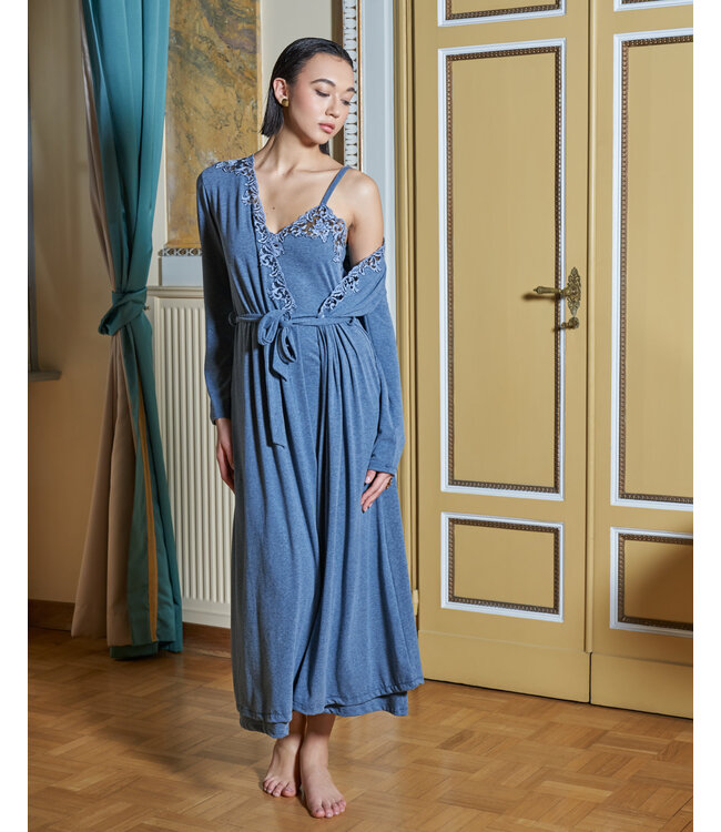 Flora Lastraioli Alessandra Nightgown Long Jersey Jeans