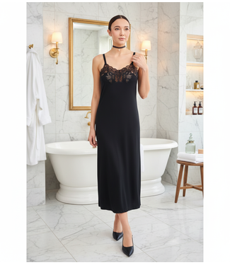 Flora Lastraioli Angelina Nightgown Jersey Black