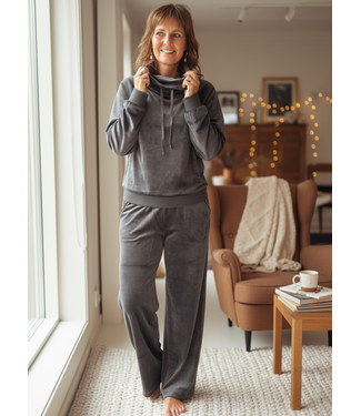 Zita Homewear Set Dark Grey