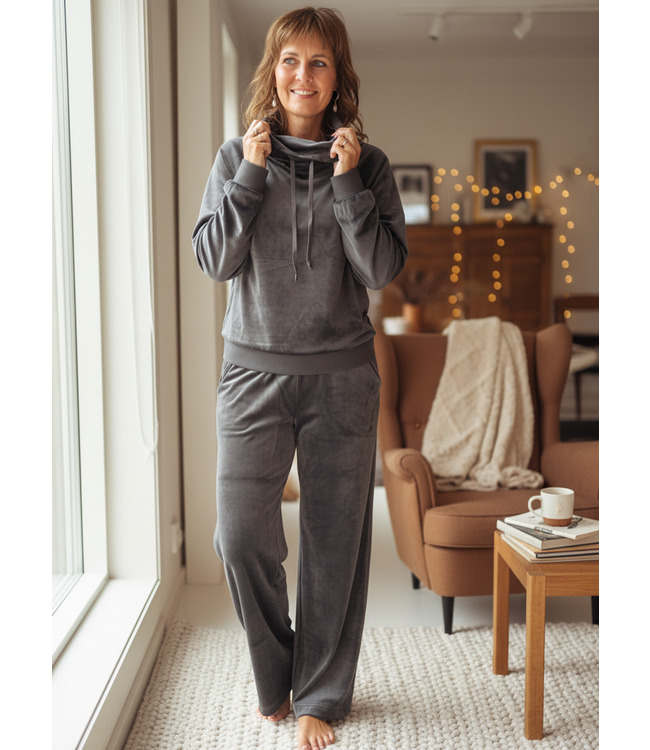 Zita Homewear Set Dark Grey