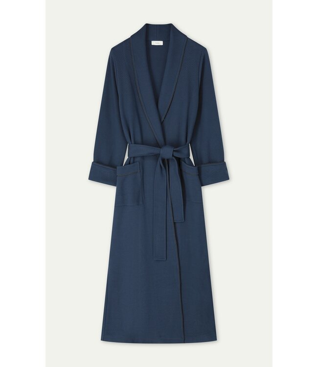 Pluto Sylvie Dressing Gown Blue Wing Teal