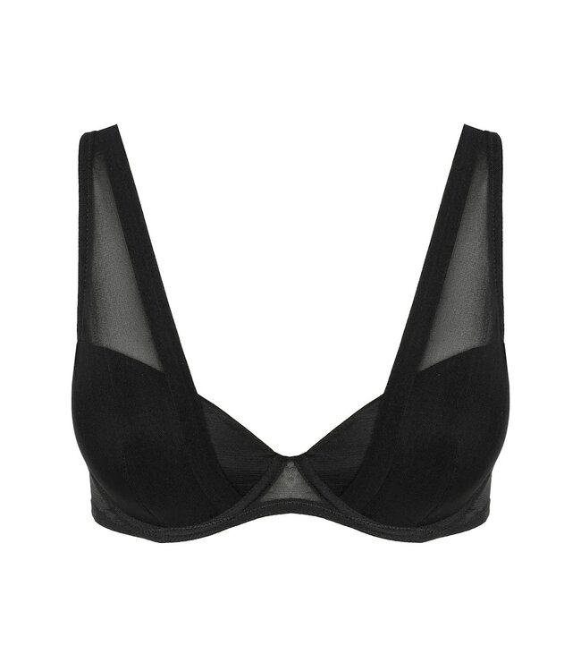 SARDA Chalmers Padded Plunge Bra Black