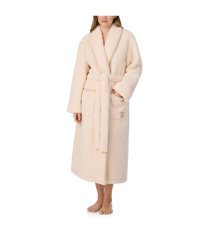DKNY Chill In Style Dressing Gown Ecru