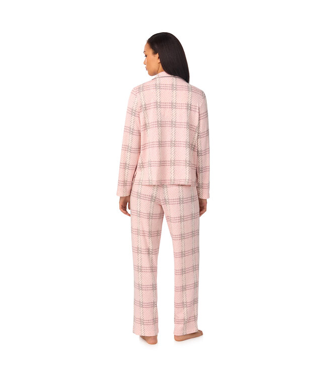 DKNY Falling For Fall Top & Pants Sleep Set Bleached Plaid