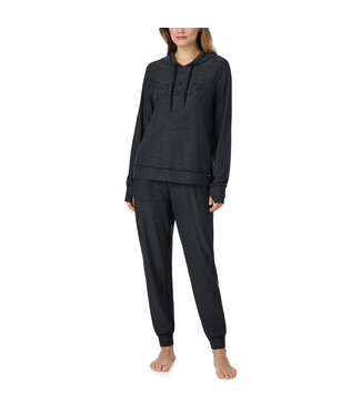DKNY Chill In Style Hoodie & Jogger Set Faded Black