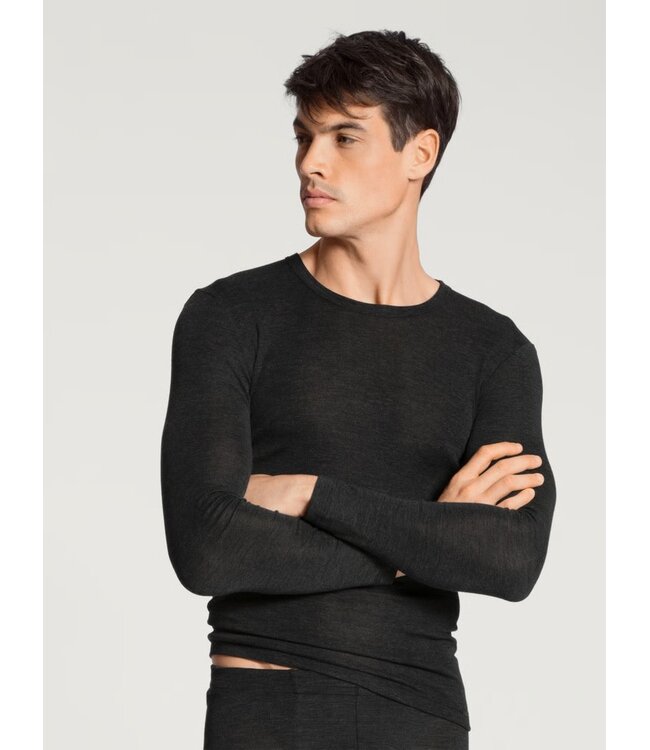 Calida Men's Wool&Silk Set Dark Sapphire