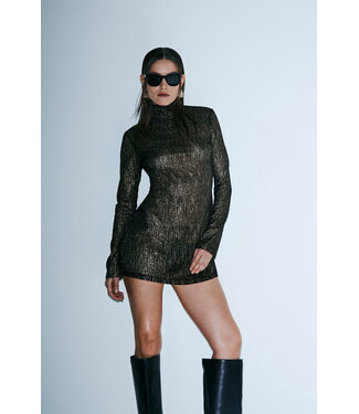 SARDA Tabei Short Dress Black