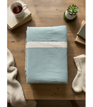 SognoBlu Burano Bisso Dekbedovertrek  Green / Sage