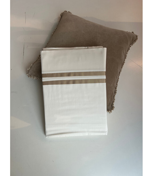 SognoBlu Salina Dekbedovertrek Ivory / Bronze