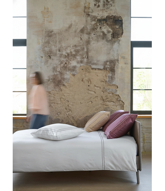 Nomo Dekbedovertrek Sublime  Offwhite / Antraciet