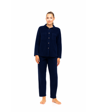 Homewear Set Fleece Dark Blue