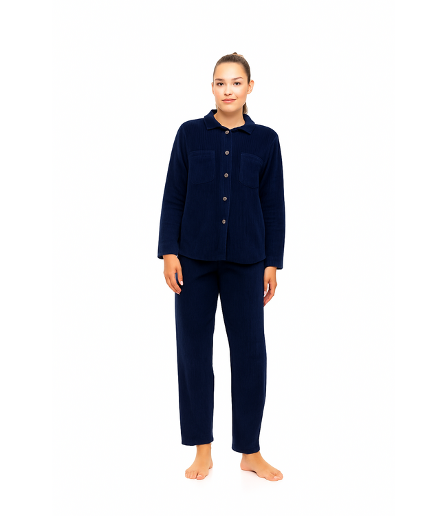 Homewear Set Fleece Dark Blue
