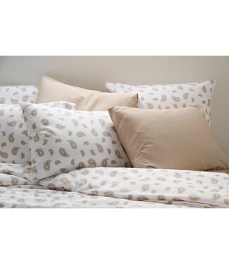 Passion Home Linen Sault Satijn Dekbedovertrek Greige