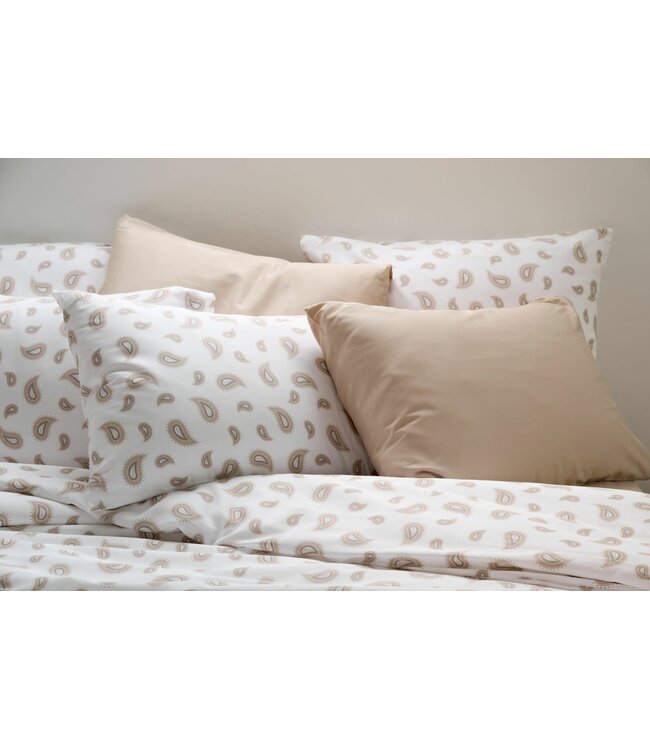 Passion Home Linen Sault Satijn Dekbedovertrek Greige