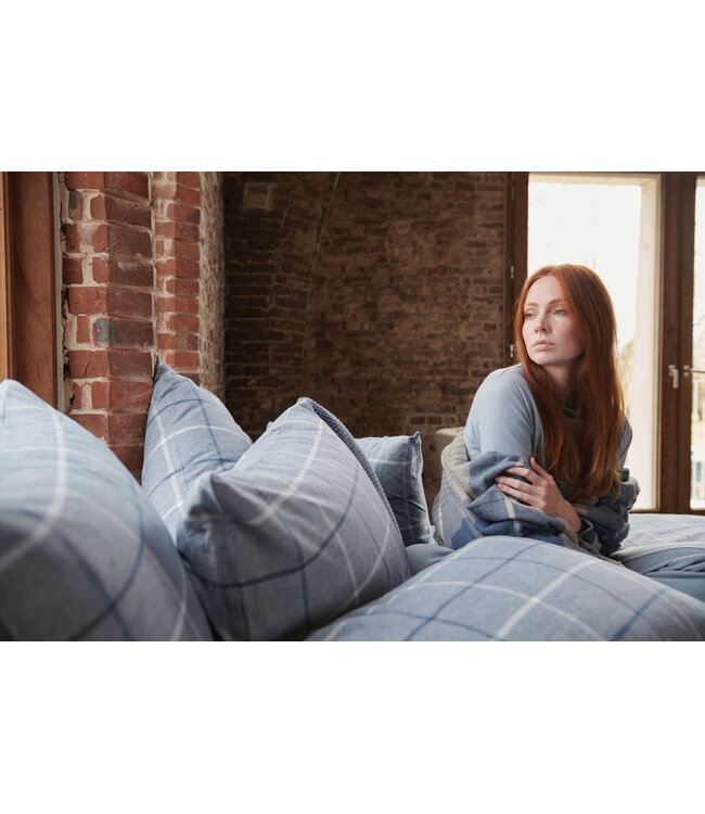 Passion Home Linen Joss Flanel Dekbedovertrek Blue