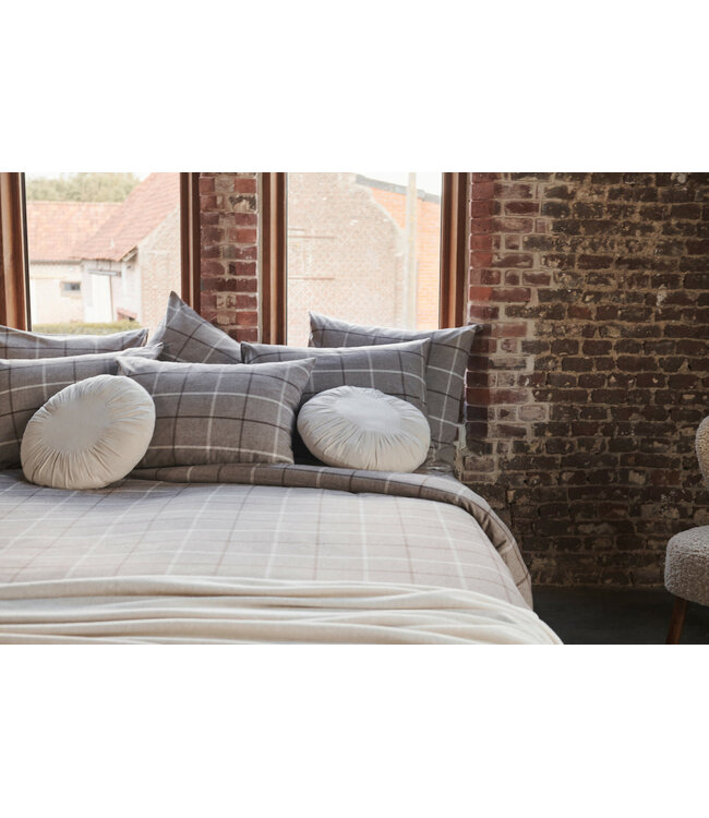 Passion Home Linen Joss Flanel Dekbedovertrek Brown