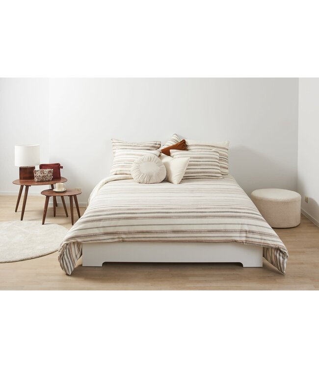 Passion Home Linen Austin Flanel Dekbedovertrek Beige