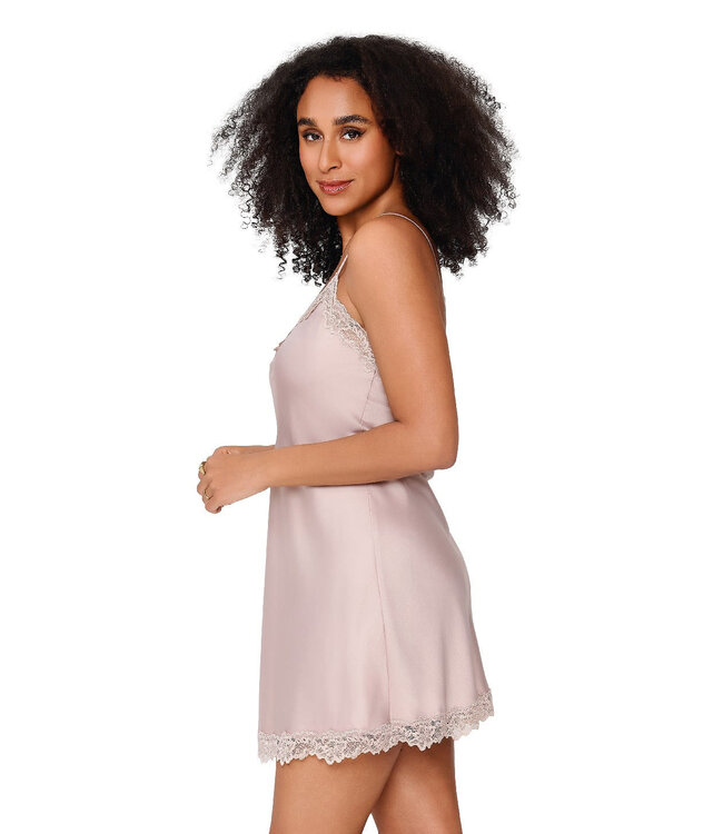 Lingadore Chemise With Lace Shadow Grey