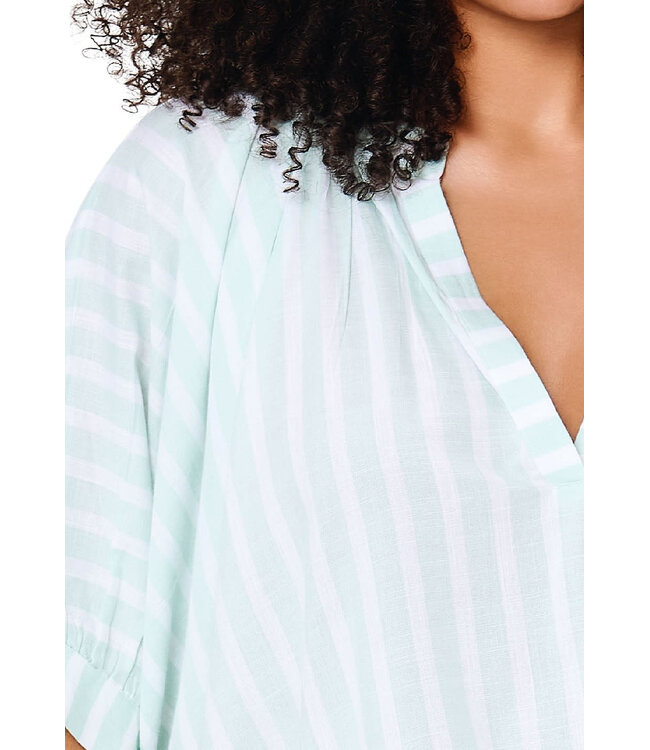 Lingadore Beachwear/ Homewear Set Mint Stripe