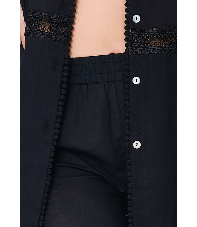 Lingadore Beachwear Top&Short Set Black