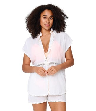 Lingadore Beachwear Top&Short Set White