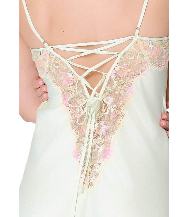 Lingadore Chemise With Lace Canary Green