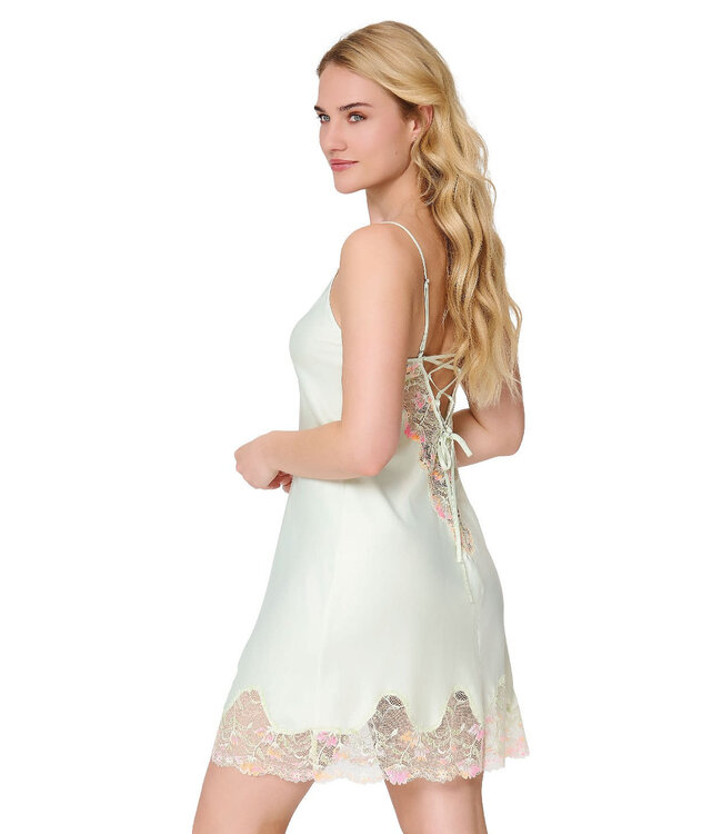 Lingadore Chemise With Lace Canary Green