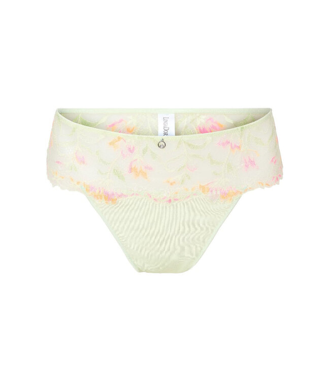 Lingadore Babydoll Set With Lace Canary Green