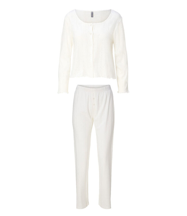 Lingadore Nightwear Top&Pants Set Off-White