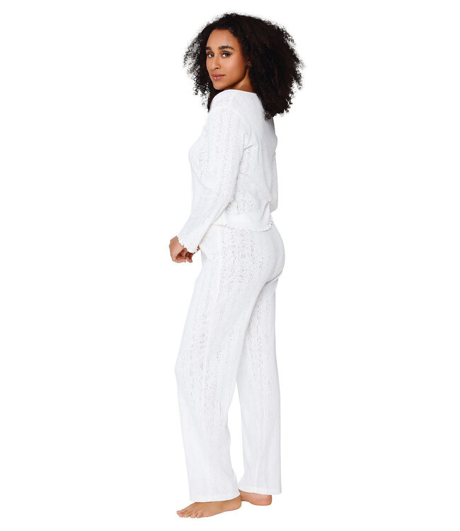 Lingadore Nightwear Top&Pants Set Off-White