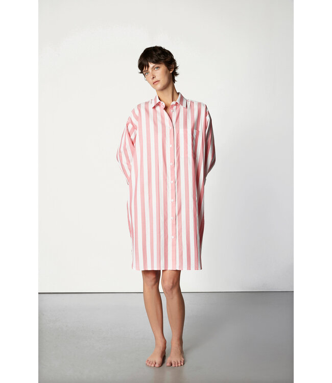 Pluto Babs Summer Dress Coral Stripe