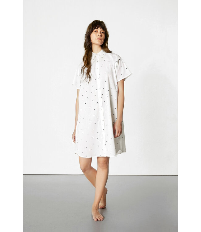 Pluto Genoa Woven Nightdress Polka Dot