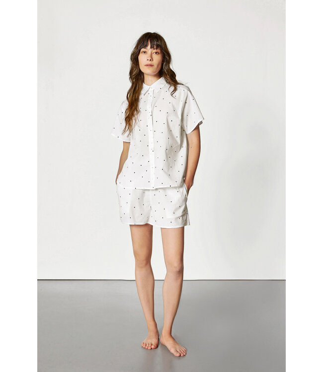Pluto Gedien Woven Short Set Pyjama Polka Dot
