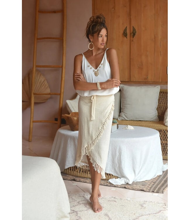 Hot Lava Liv Nomada Skirt Naturel