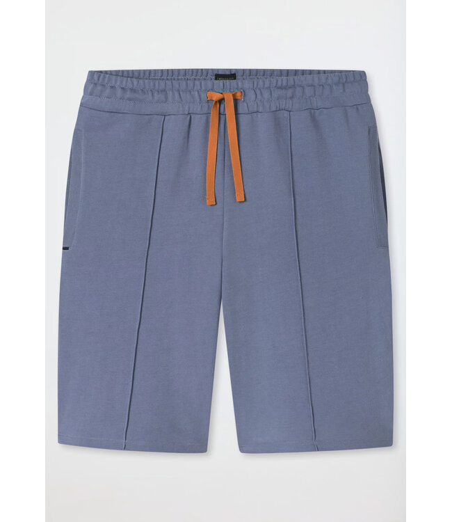 Schiesser Homewear Short Set Men Blue Grey