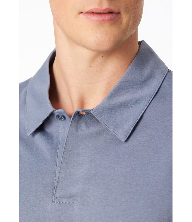 Schiesser Homewear Short Set Men Blue Grey