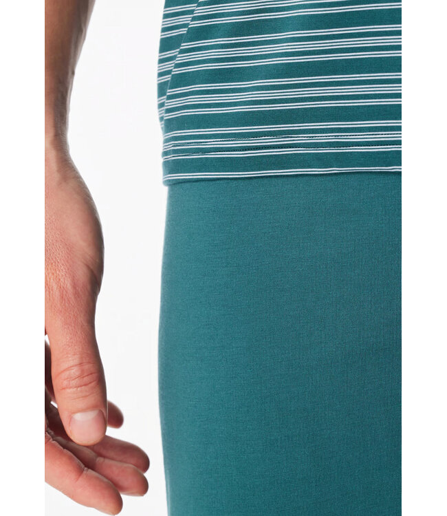 Schiesser Pyjama Short Set Long Life Soft Green