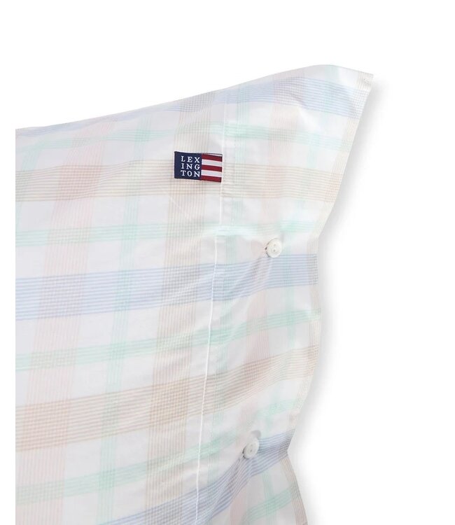 Lexington Company Poplin Percale 200TC Dekbedovertrek Multi Checked