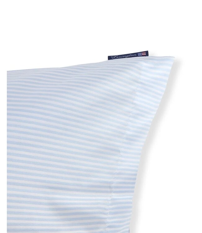 Lexington Company Striped Satin 200TC Dekbedovertrek Blue/White