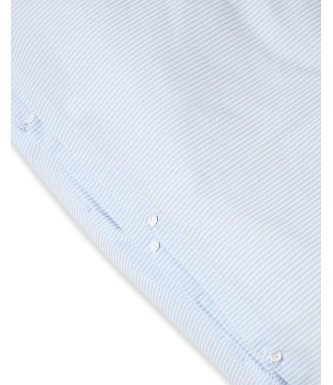 Lexington Company Striped Satin 200TC Dekbedovertrek Blue/White
