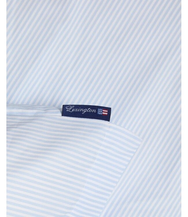 Lexington Company Striped Satin 200TC Dekbedovertrek Blue/White